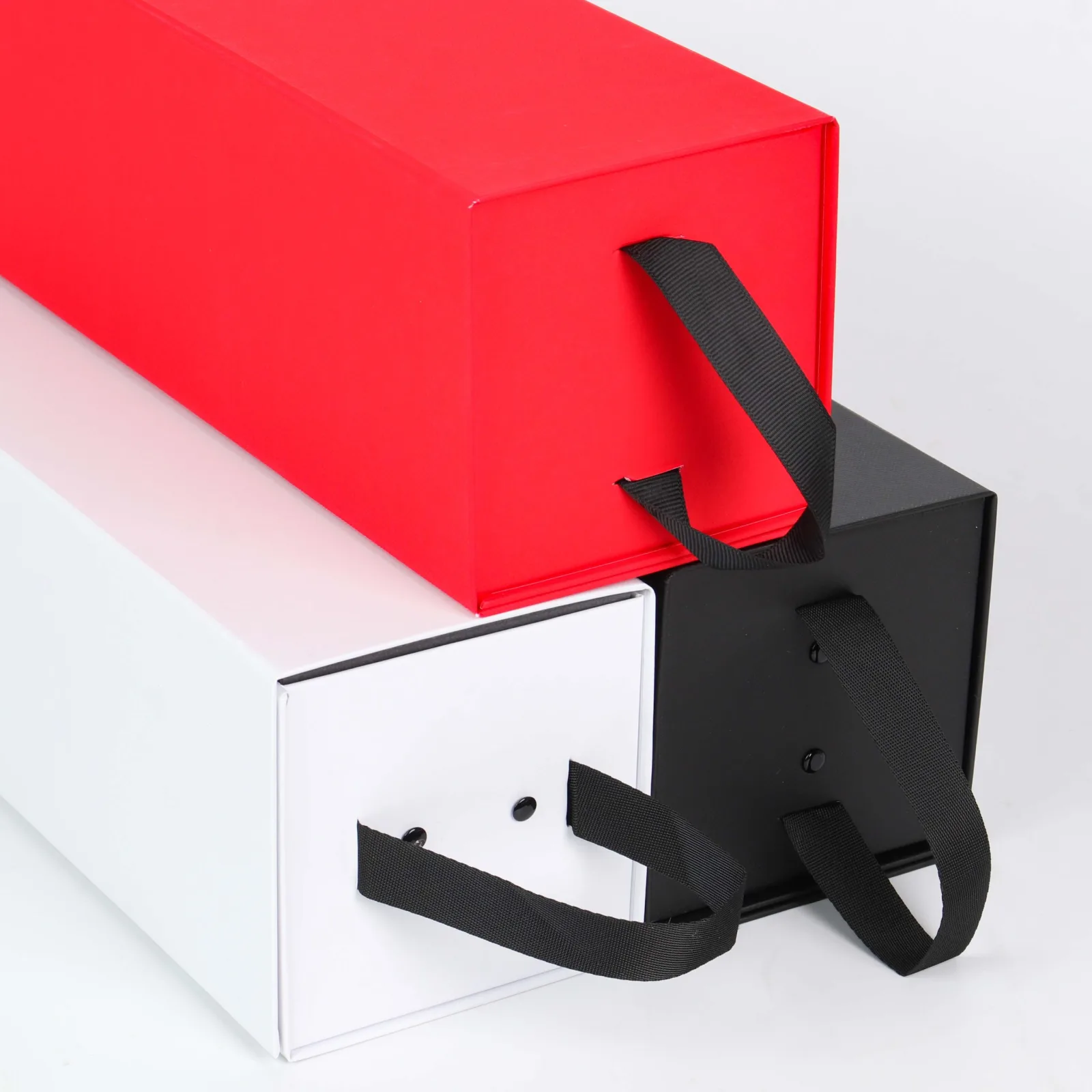 Economical Collapsible Cardboard Wine Box, Three Colors
