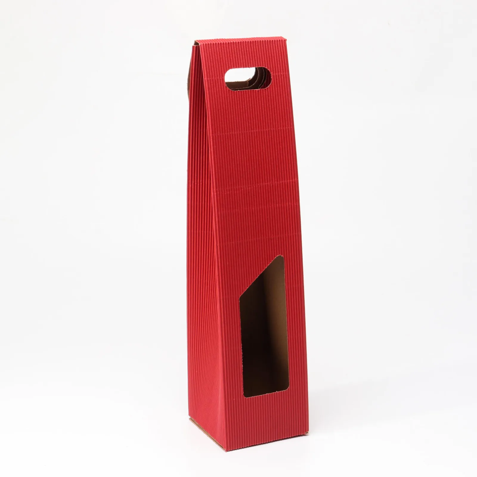 Corrugated Wine Shipping Boxes with Handle, 1-3 Bottles 3