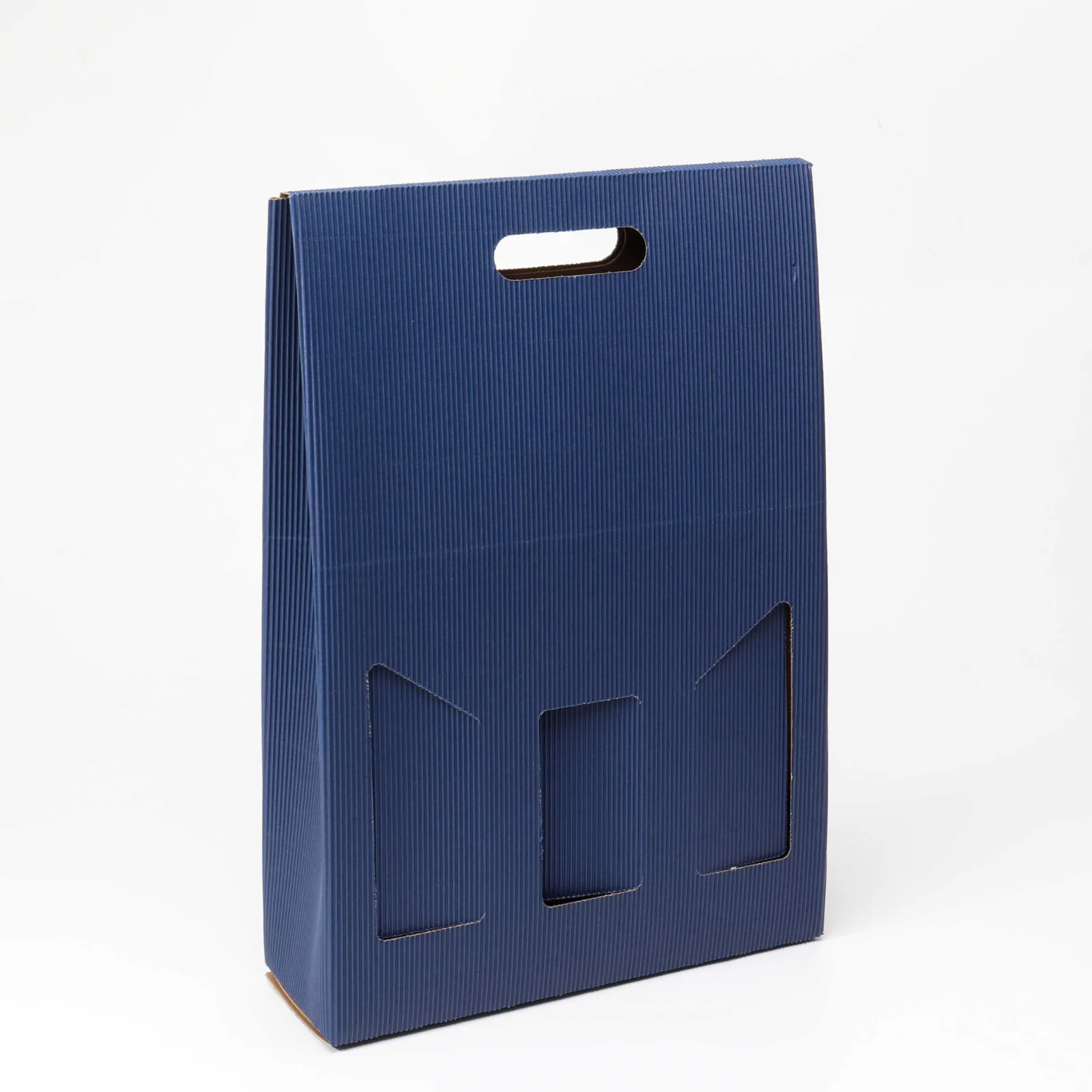Corrugated Wine Shipping Boxes with Handle, 1-3 Bottles 4